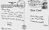 Postcard from Andy to Ruth